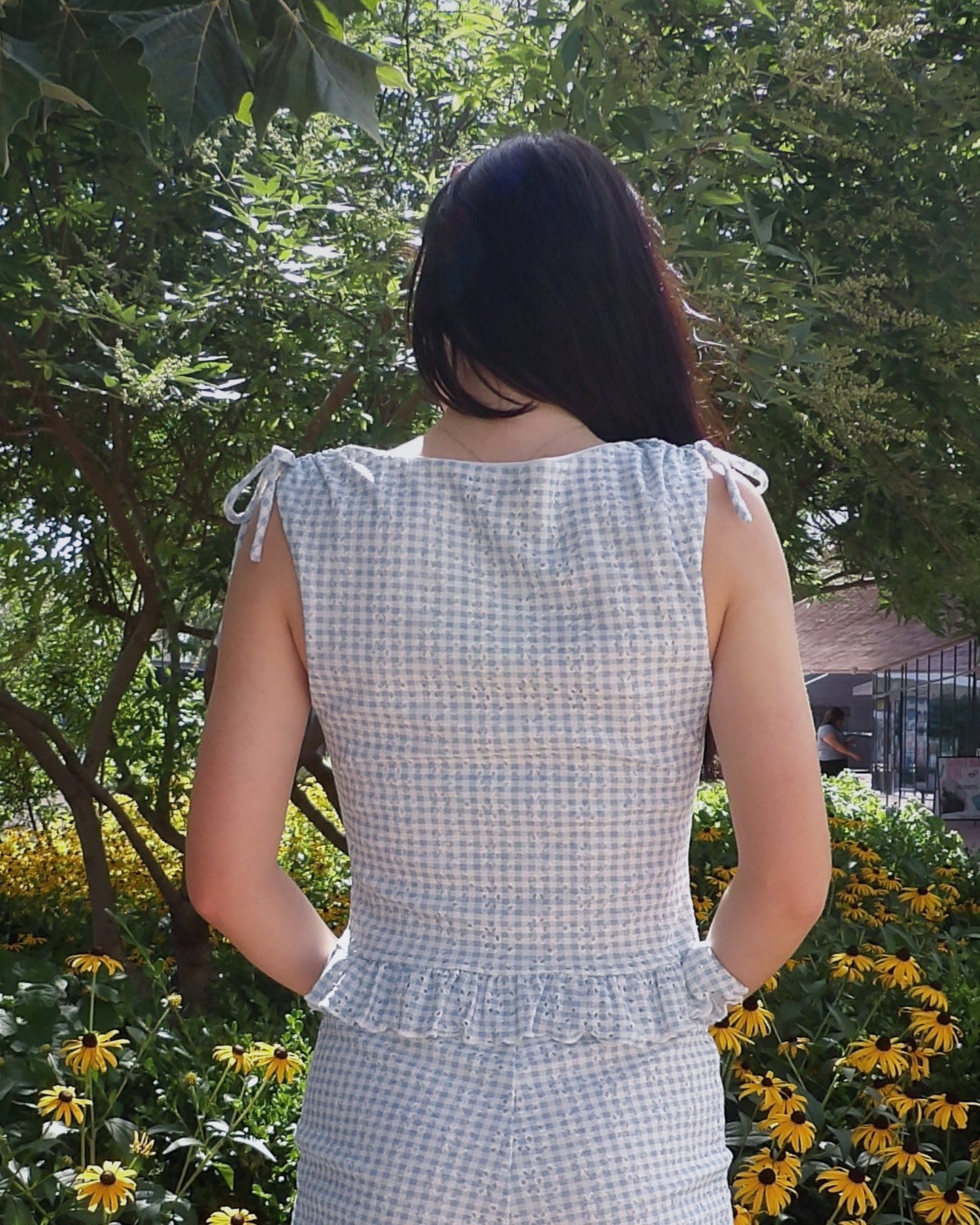 Blueberry Jam Picnic Top