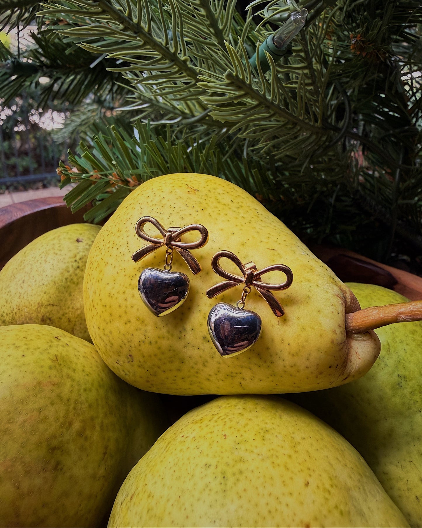 Ribbon and Romance Earrings