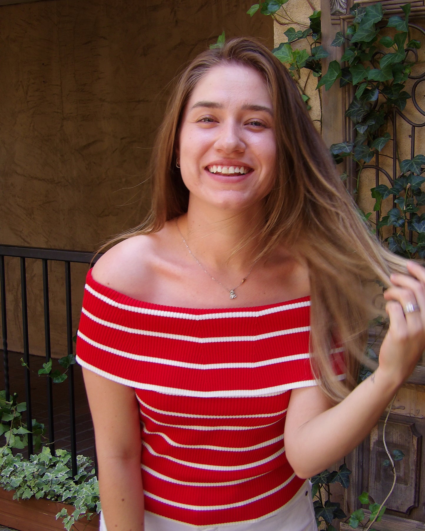 Pomodoro Stripe Top