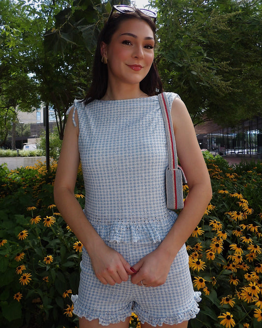 Blueberry Jam Picnic Top