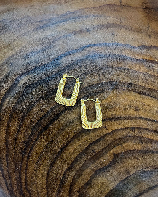 Golden Grotto Hoops