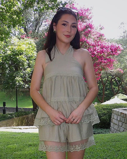 Pistachio Gelato Halter Top