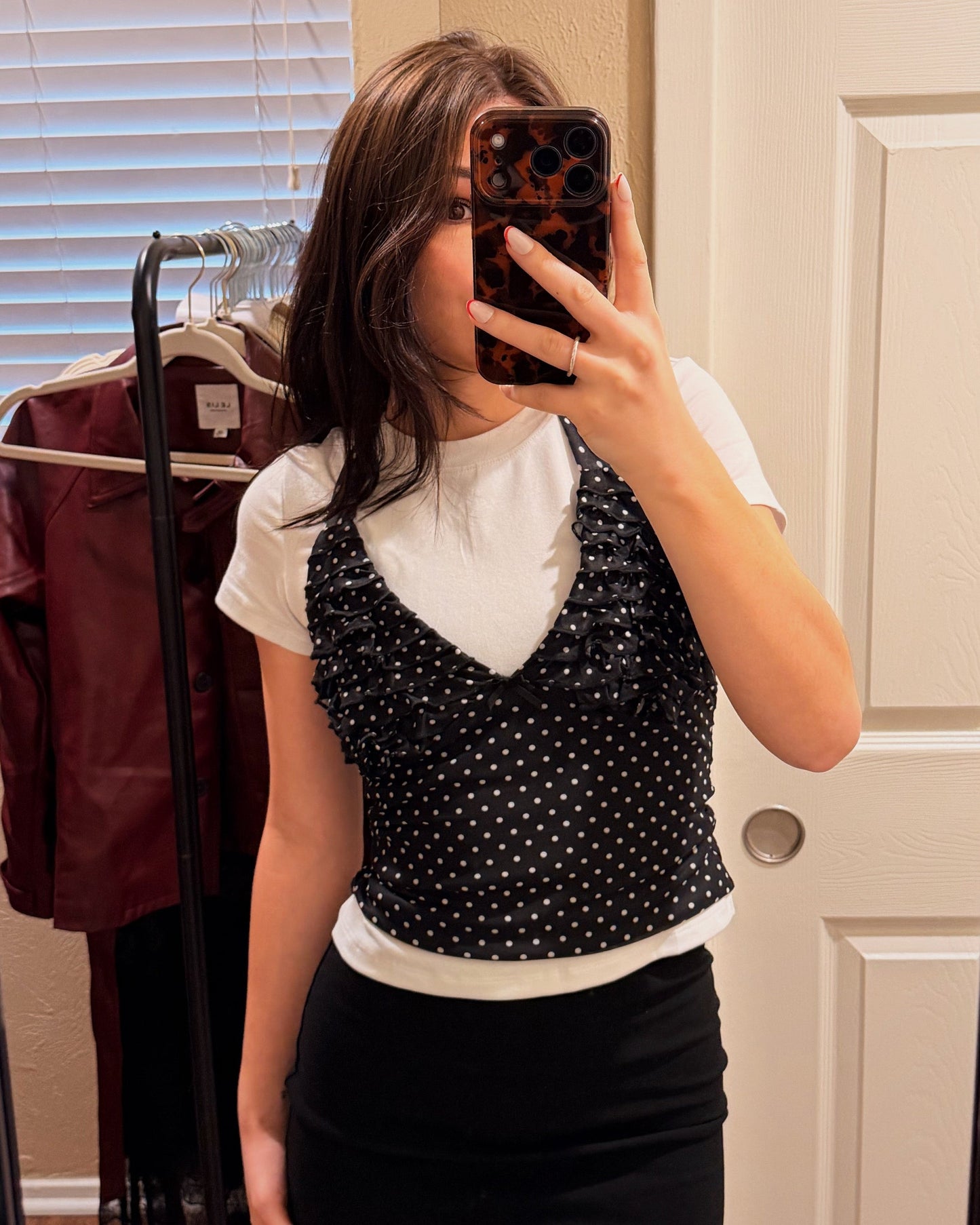 Porchlight Polka Top