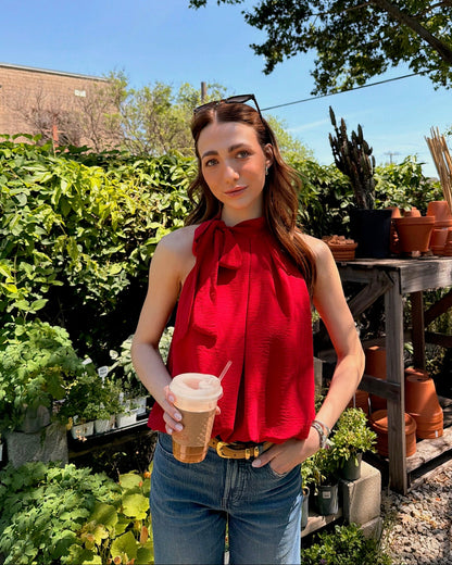 Scarlet Hour Top